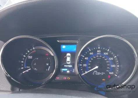 2013 Hyundai Sonata Hybrid из США, поврежденный, VIN KMHEC4A45DA087265